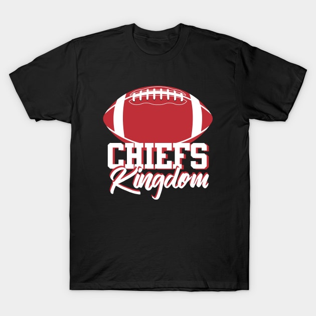 Chiefs Kingdom T-Shirt by FootballBum